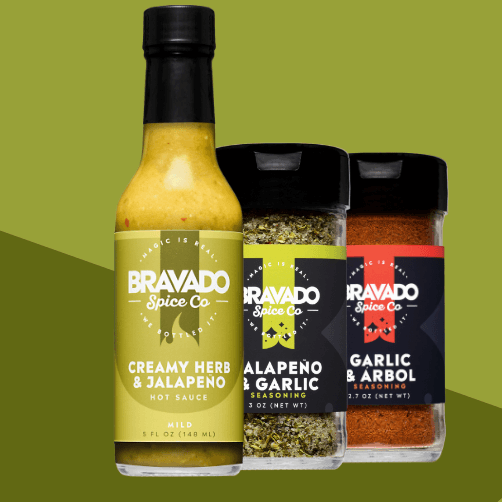 Creamy Herb & Jalapeño Hot Sauce | Bold & Spicy Gourmet Condiment
