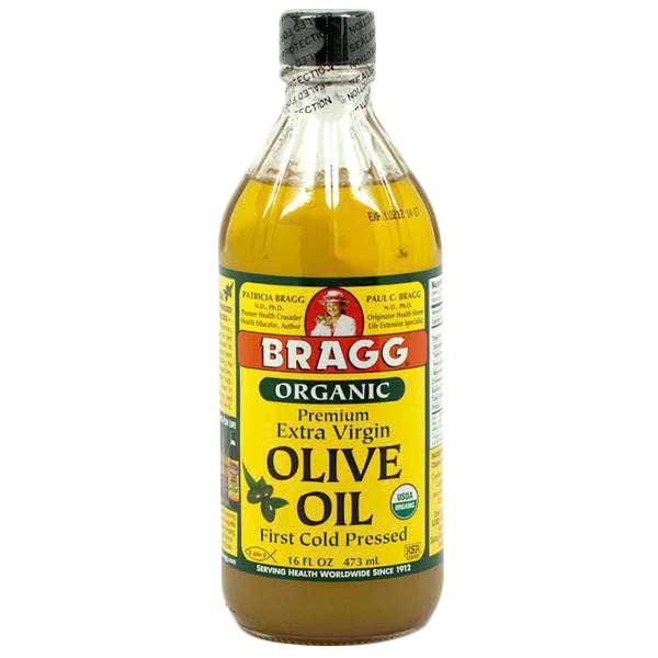 Bragg Organic Extra Virgin Olive Oil | Cold-Pressed Unrefined EVOO